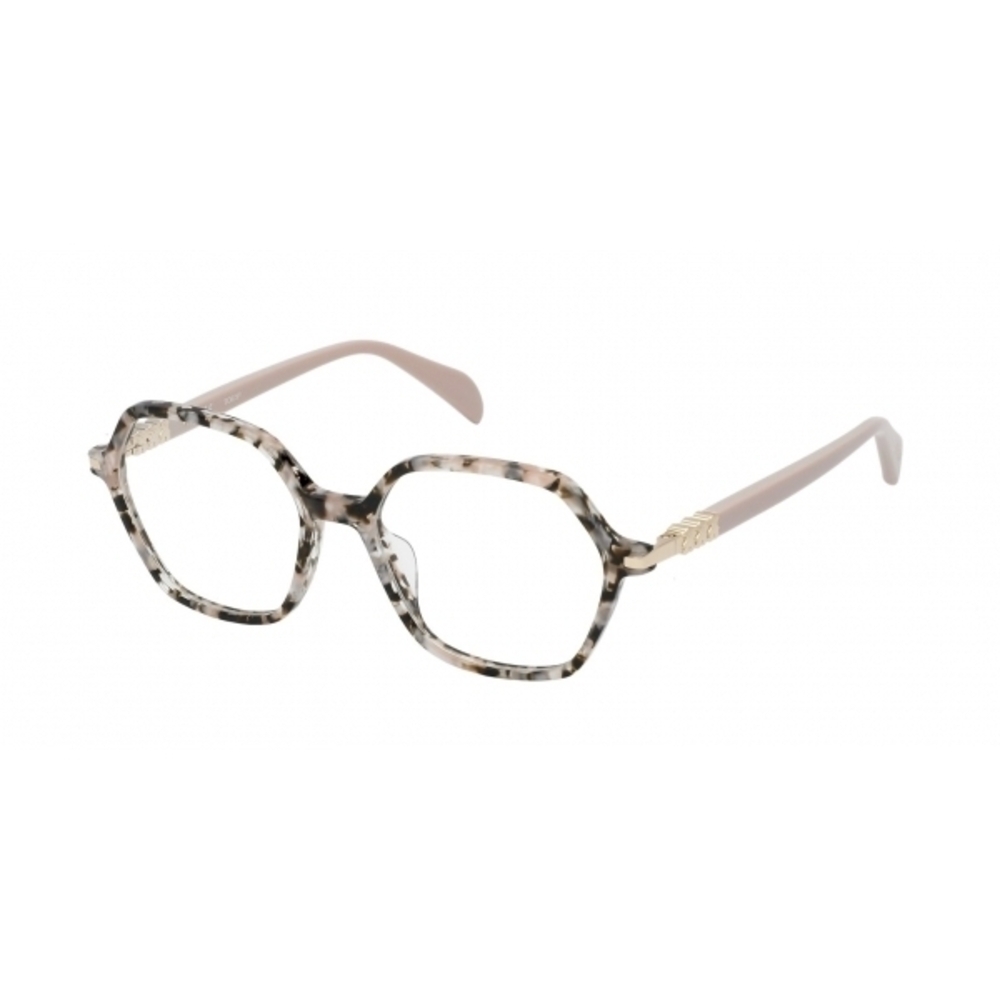 NWT Tous VTOB10-0ALD-52 Tortoise Beige Square 52mm Eyeglasses
